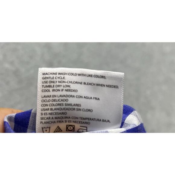 Weatherproof Short Sleeve Shirt Men's Size 2XL Big & Tall Button Down Blue - Picture 6 of 7